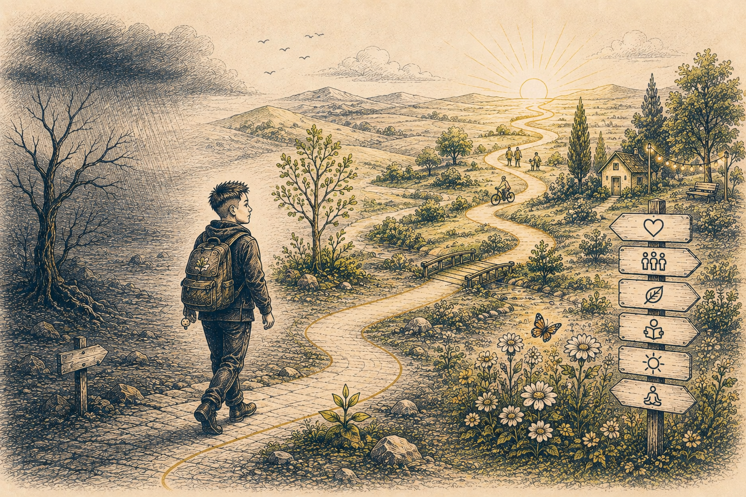 weg naar herstel